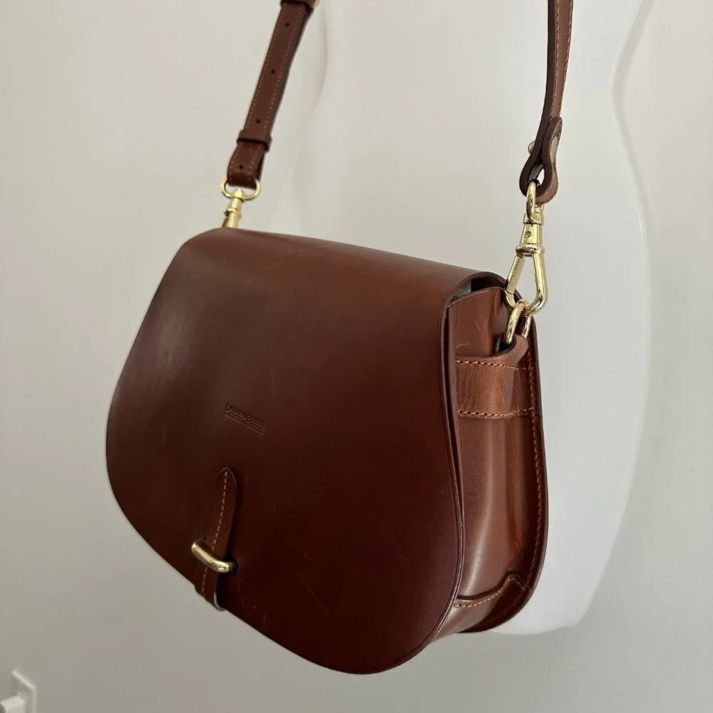 Dooney & Bourke Alto Leather Saddle Crossbody Bag